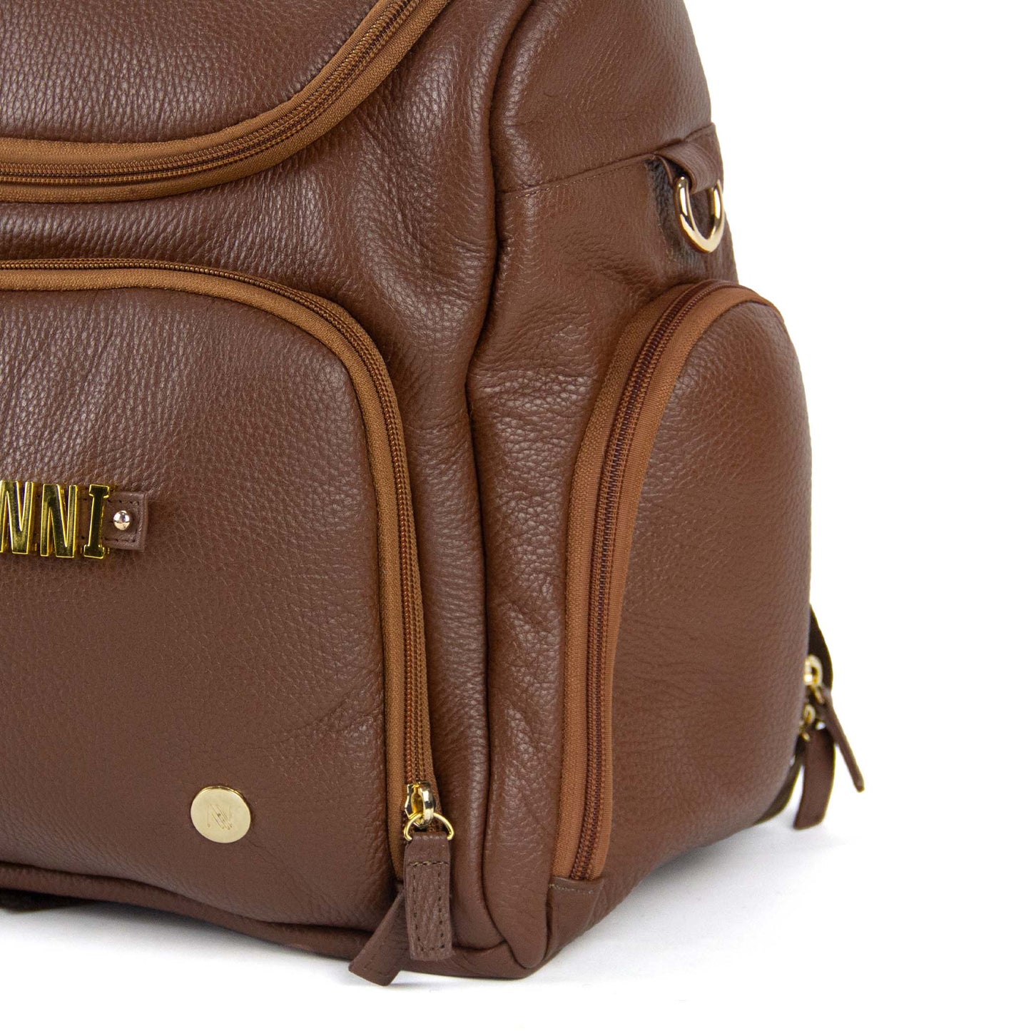 BACKPACK LETTERS COGNAC