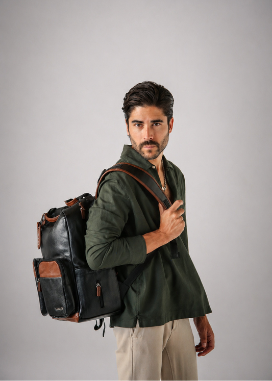 BACKPACK UNISEX PIEL
