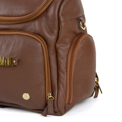 BACKPACK LETTERS COGNAC