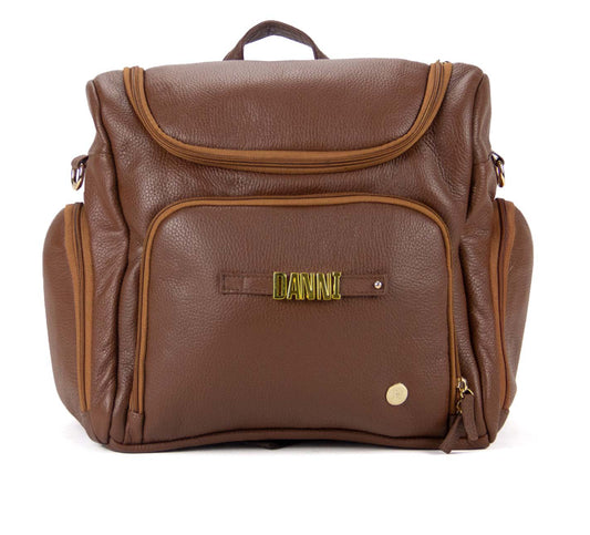 BACKPACK LETTERS COGNAC