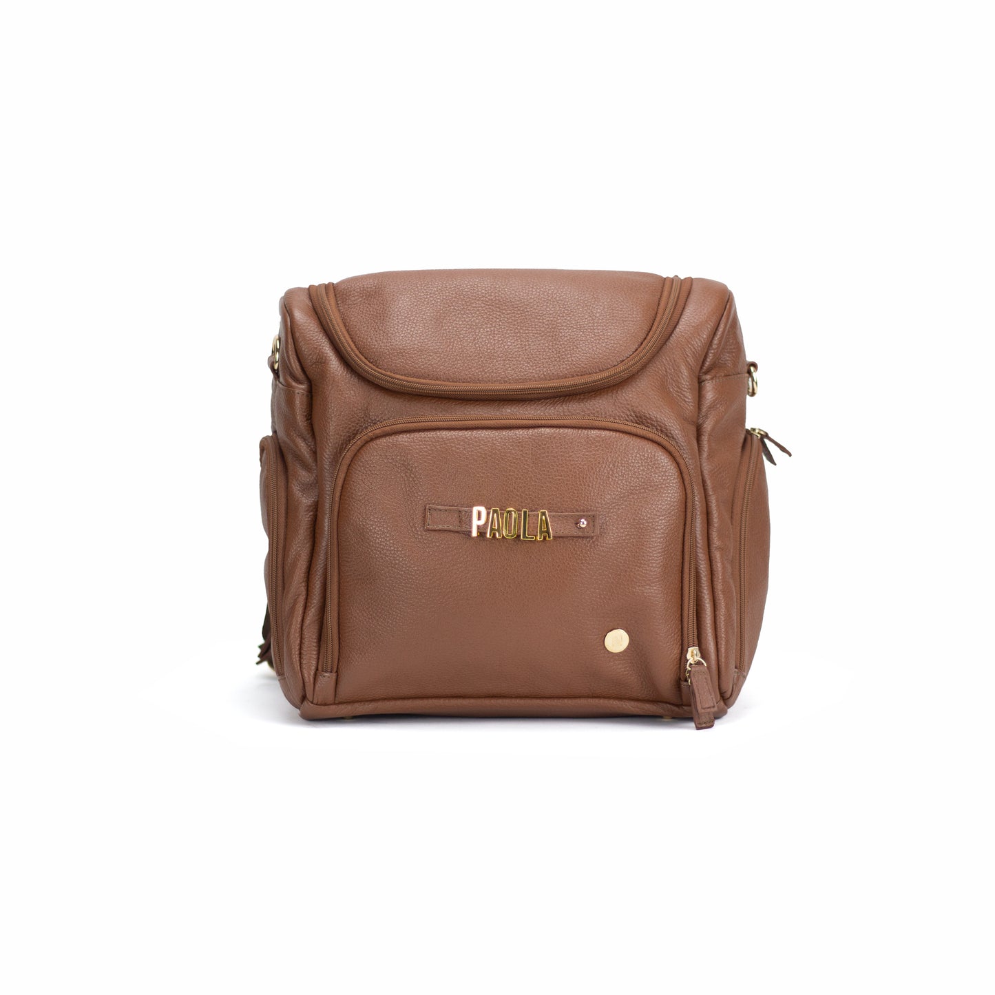 BACKPACK LETTERS COGNAC