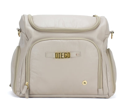 BACKPACK LETTERS NUDE