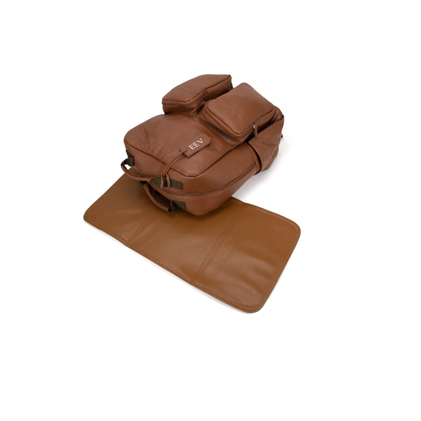 BACKPACK UNISEX COGNAC